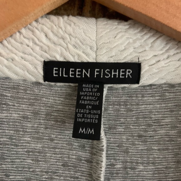 Eileen Fisher Textured Tencel Kimono Jacket Medium - Picture 6 of 9